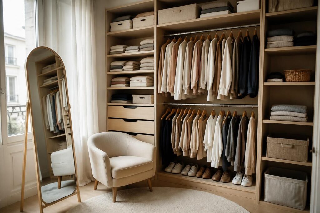 découvrez comment aménager un coin dressing fonctionnel chez vous pour optimiser l'espace et organiser vos vêtements avec style et praticité.