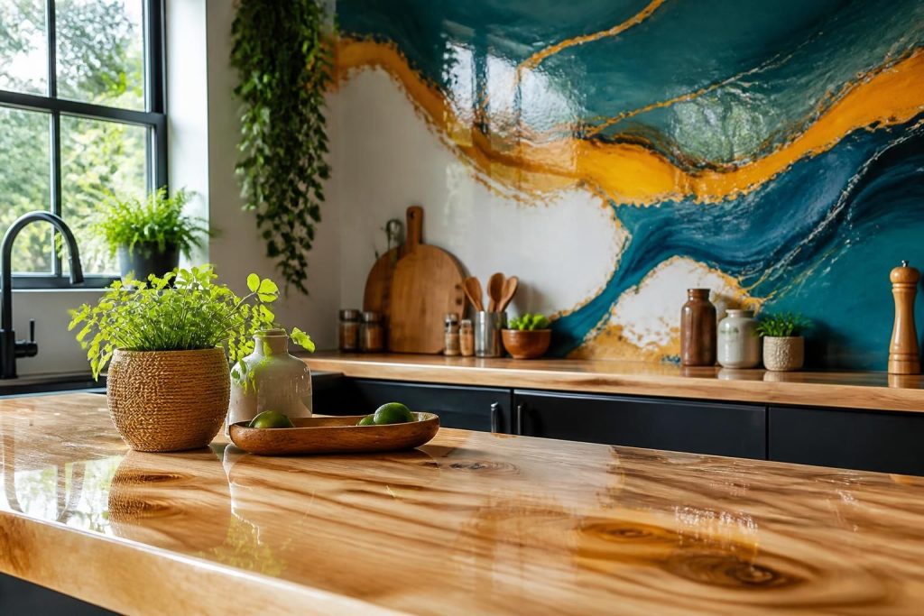 Peinture époxy murale et résine alimentaire : conseils pour une déco durable