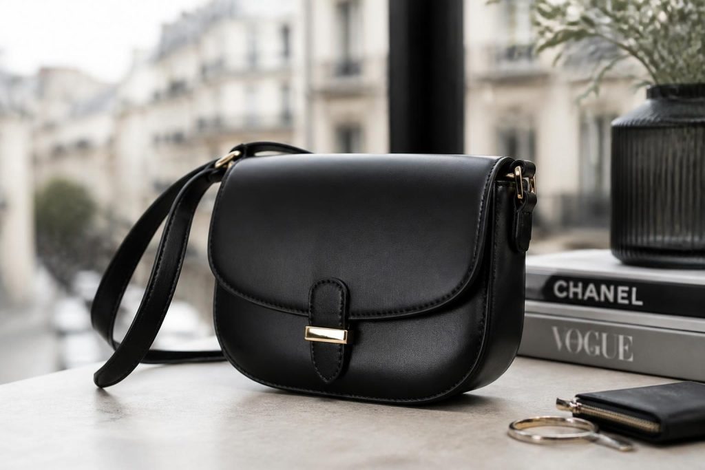 découvrez le sac noir femme bandoulière en cuir alliant luxe accessible et tendances zara, parfait pour un style chic et moderne au quotidien.