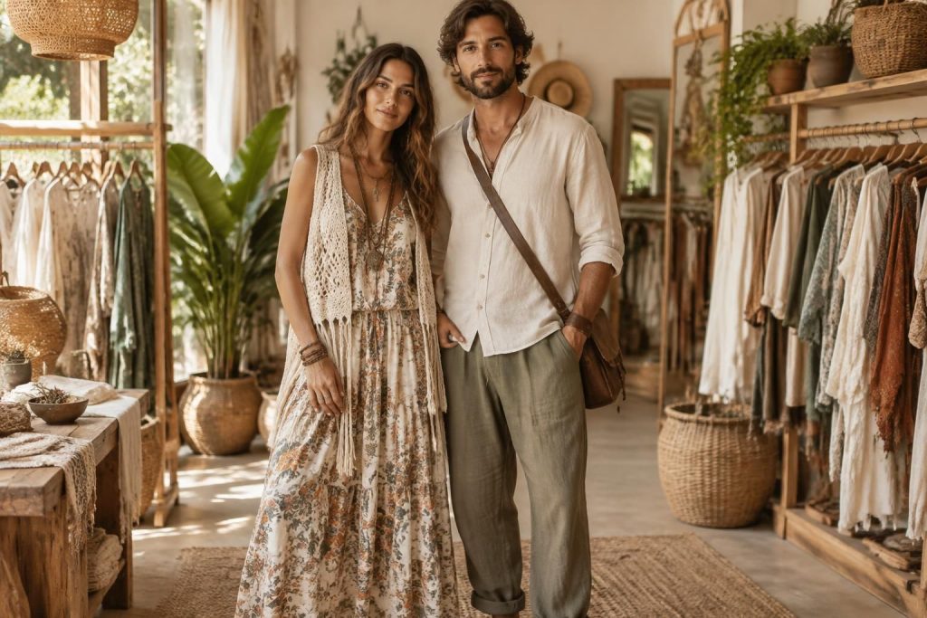 Vêtements hippie chic : sélections féminines et masculines en boutique en ligne